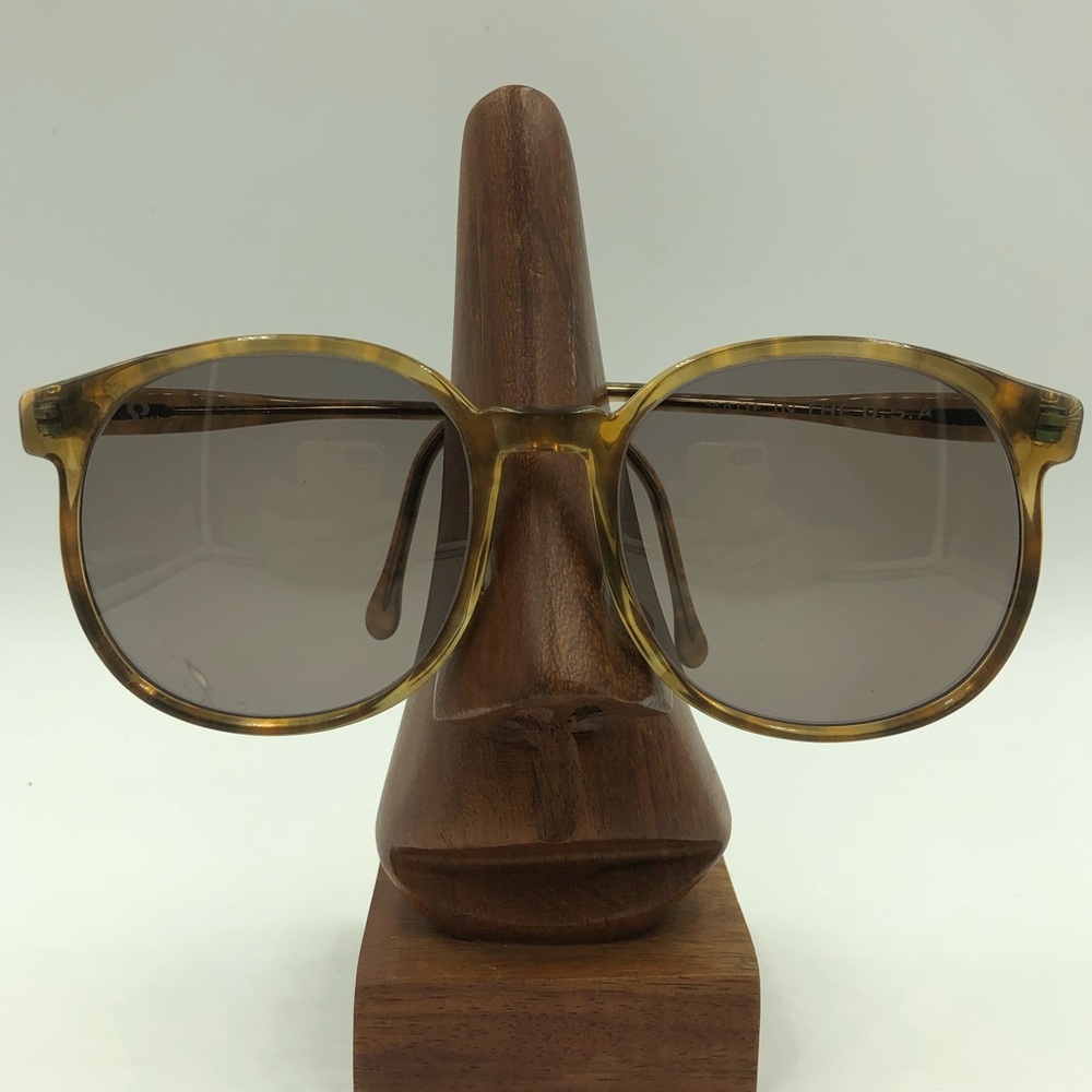 Vintage Pathway Yellow Translucent Oval Sunglasses